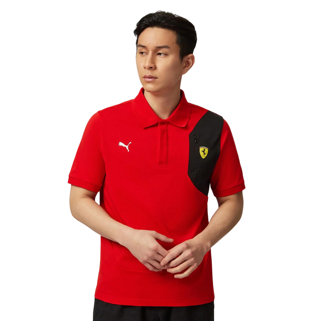 Playera F1 Puma Ferrari Classic tipo polo para hombre Score Mexico